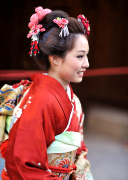 The kimono is a Japanese traditional garment worn by men, women and children. The word "kimono", which literally means a "thing to wear" (ki "wear" and mono "thing"). Today, the Japanese kimono are most often worn by women on special occasions, traditionally the unmarried women wore a style of kimono called furisode